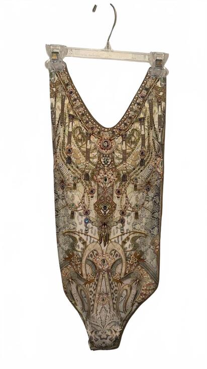 CAMILLA Other - NEW CAMILLA women's scoop neck one piece in ivory tower ta